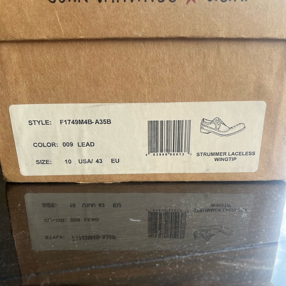 John Varvatos Strummer Wingtip size 10US - Picture 2 of 11